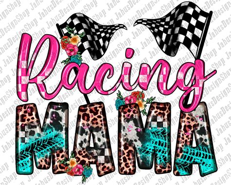 Western Racing Mama Png Sublimation Design Checkered Race Png Sports