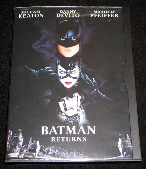 Batman Returns DVD 1992 Tim Burton Michael Keaton Michelle Pfeiffer