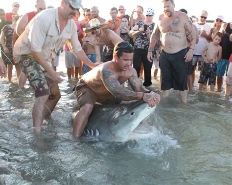 Huge Tiger Shark Caught Off Beach Near Corpus Christi