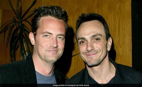 Friends Co-Star Hank Azaria Says Matthew Perry Helped Him "Get Sober"