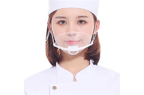 TRANSPARENT PLASTIC MASK – SMILE MASK - Shelton Mart | Office Furniture ...