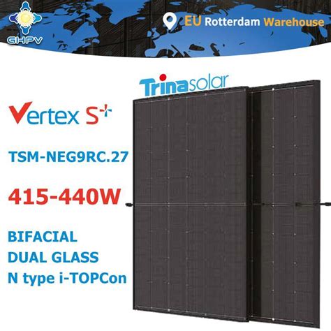 Eu Stock Solarpanel Trina Vertex S Neg Rc Solarmodul W W