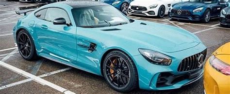 Light Blue Mercedes