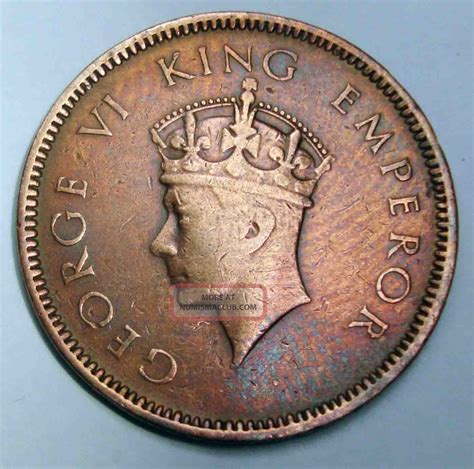 One Quarter Anna 1939 George Vi Th King Emperor Rare Copper Coin