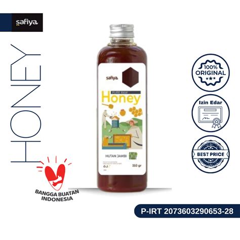 Jual Safiya Madu Murni Hutan Jambi 350 Gram Raw Honey Asli Premium