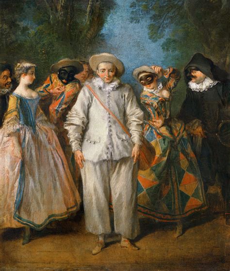 The Actors Of The Commedia Dell Arte Nicolas Lancret