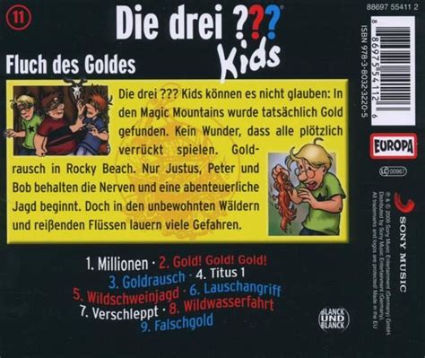 Fluch des Goldes / Die drei Fragezeichen-Kids Bd.11 (CD) - Hörbücher