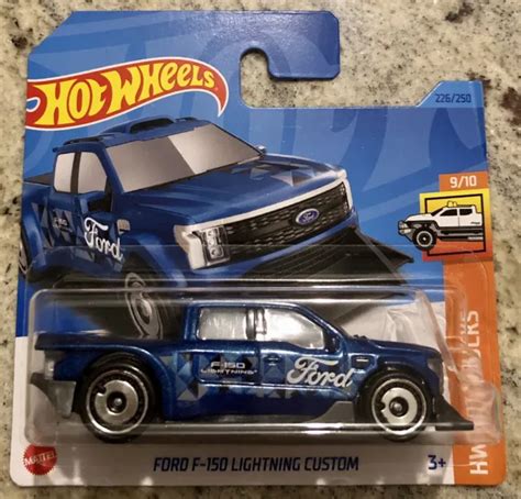 Hot Wheels Ford F Lightning Custom Blu Eur Picclick It