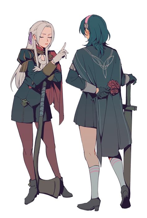 Byleth Byleth And Edelgard Von Hresvelg Fire Emblem And 1 More