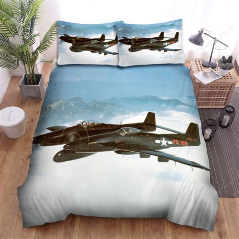 Military Weapon In Ww2 Us Plane North American F 82 Twin Mustang Bed