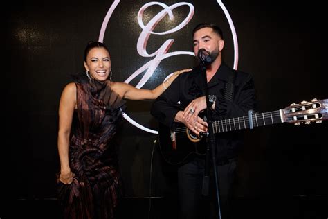 Photo Exclusif Kendji Girac Et Eva Longoria Lors De La Me