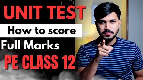 Physical Education How To Get Full Marks In Unit Test Class 12 Boards