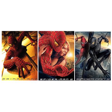 Placas Decorativas Mdf Trilogia Homem Aranha Tobey Maguire