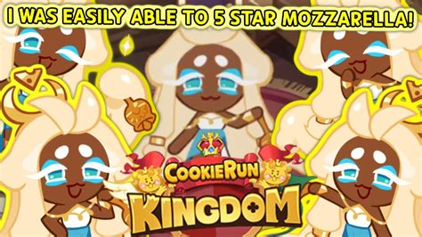 How I Fully Promoted Mozzarella Cookie Cookie Run Kingdom Youtube