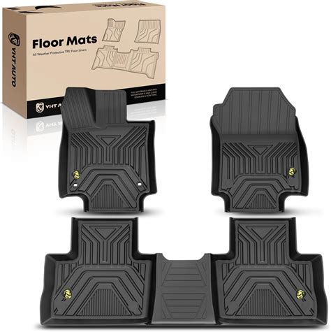 Powerty Juego De Alfombrillas De Piso Compatibles Con Toyota RAV4 2