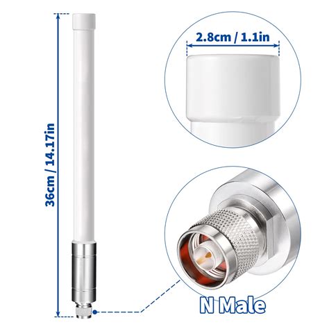 Buy Bingfu Lora Antenna Mhz Outperforms Dbi Dbi Helium Antennas