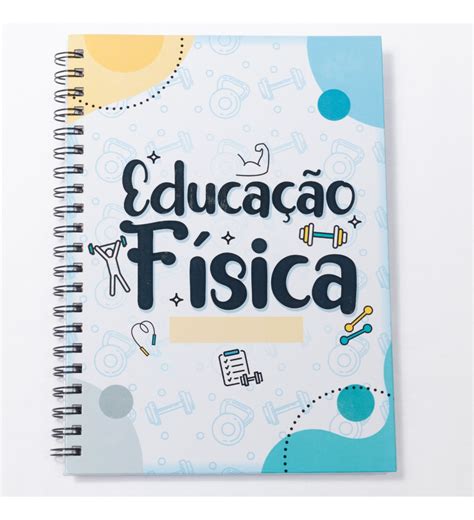 Caderno Universitário 100fls Educação Física Profissões Serv Color