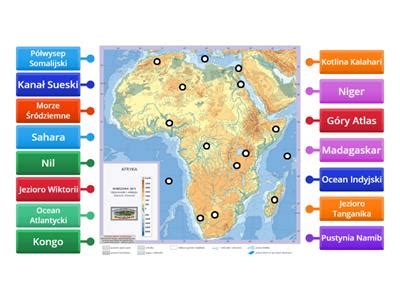 Klasa Geografia Mapa Afryka Materia Y Dydaktyczne