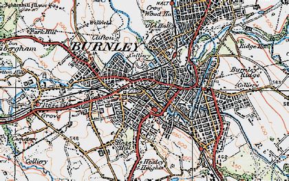 burnley maps books memories francis frith