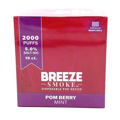 BREEZE PRO POM BERRY MINT 10CT