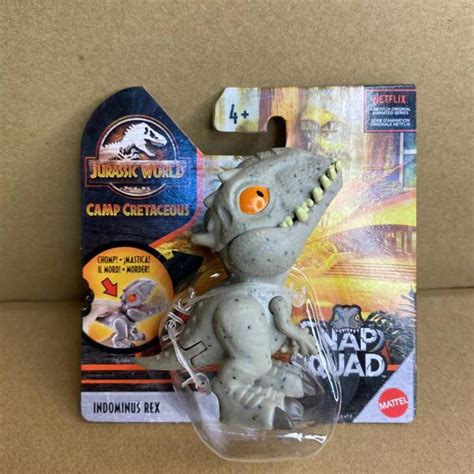 Mattel Jurassic World Snap Squad Velociraptorindominus Rexmosasaurus