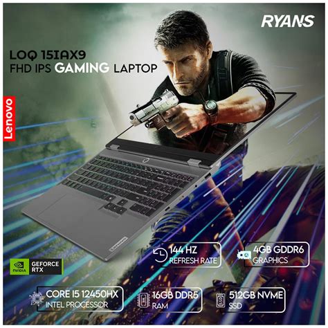 Lenovo LOQ Gaming 15IAX9 Luna Grey Laptop Price In Bangladesh RYANS