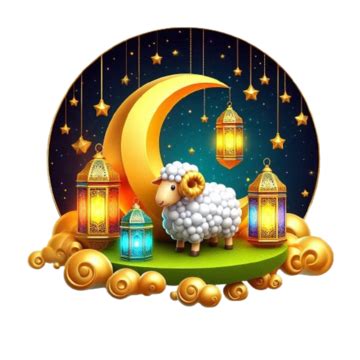 Bakra Eid Mubarak Arte Fundo Transparente PNG Bakra Eid Mubarak Eid