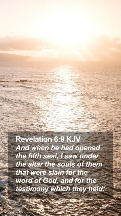 Revelation Kjv Mobile Phone Wallpaper And When He Had Opened The