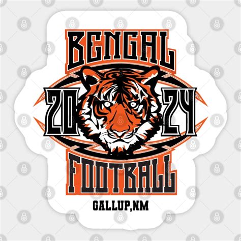 Bengal Pride Gallup Bengals Sticker TeePublic