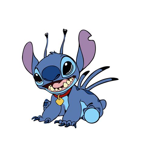 Lilo And Stitch Cartoon Poses Vector Editorial Off