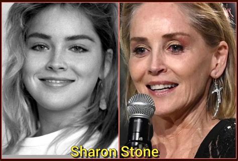 Sharon Stone Celebrities Then And Now Stars Then And Now Actors Then And Now