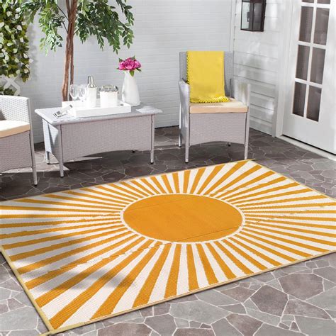 Amazon Anidaroel Outdoor Area Rug For Patio Clearance 5X8ft