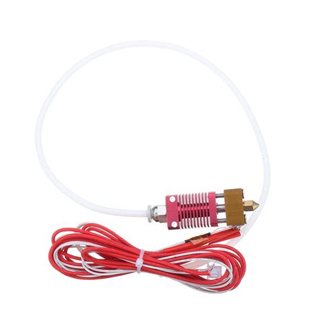 V W Extruder Nozzle Hot End Kit With Temperature Thermistor