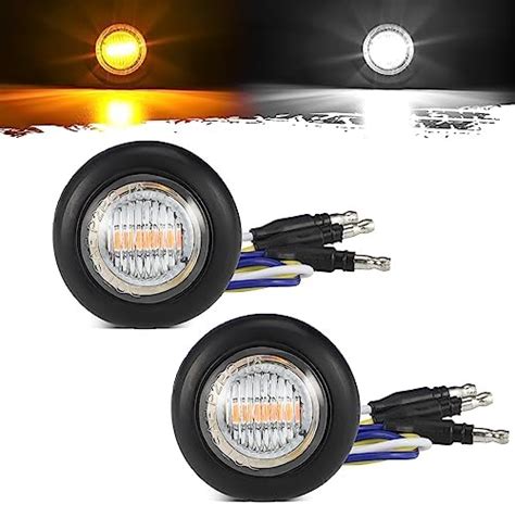 Amazon Partsam Pcs Amber Trailer Rv Led Marker Lights With