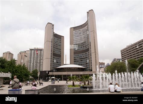 Toronto City Hall Stock Photo Alamy