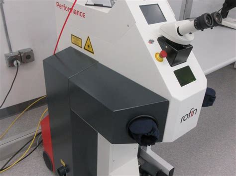 Rofin Performance Laser Welder W Nd Yag Laser Leica Microscope