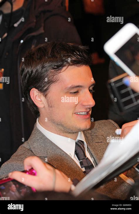 The Hunger Games Catching Fire Josh Hutcherson Stock Photo Alamy