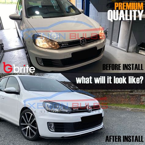 Golf Mk Drl Bi Xenon Headlamps Gtd R Gti Daytime Running Lights