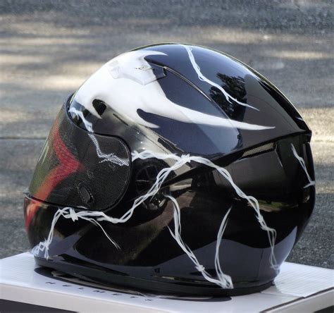 Venom Custom Airbrush Painted Motorcycle Helmet Etsy