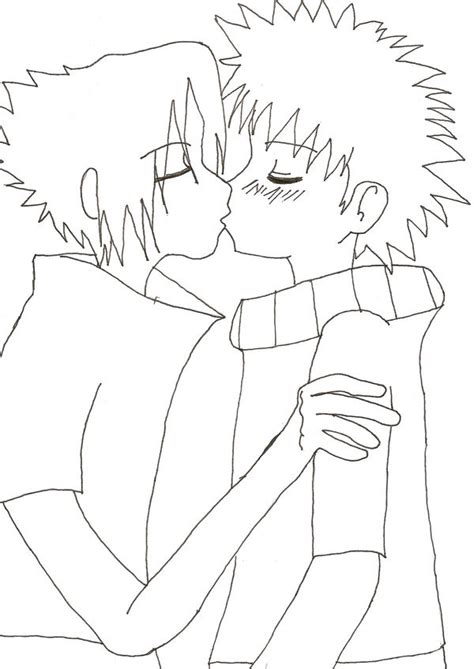 SasuNaru: Kiss by Chikara-kitsune on DeviantArt