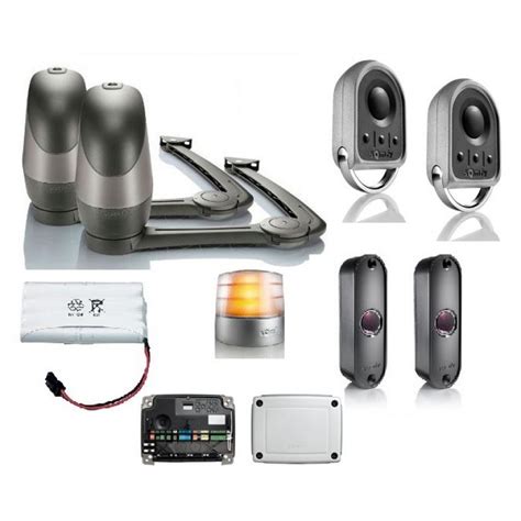 KIT AXOVIA 220B IO GRIS Motorisation Portail Battant SOMFY 24V