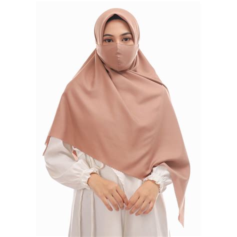 Jual Umama Scarf Kerudung Polos Jilbab Segi Empat Hijab Daily Voal