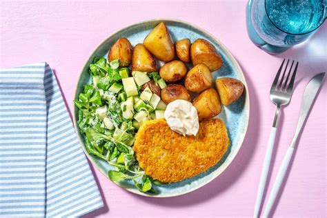 Kaasschnitzel Met Gebakken Krieltjes Recept HelloFresh