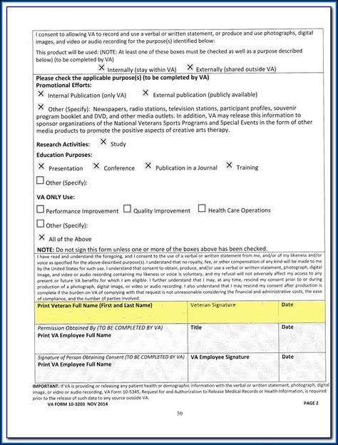 Va Form Printable Form Resume Examples Opkldx Lkx