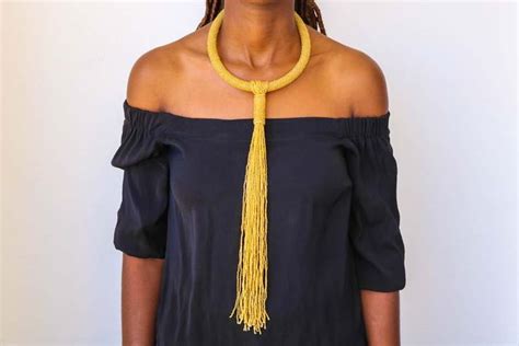 Mida African Beaded Necklace Naruki