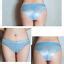 Women Sexy Super Soft Shiny Panties Zipper Open Crotch Briefs Lingerie