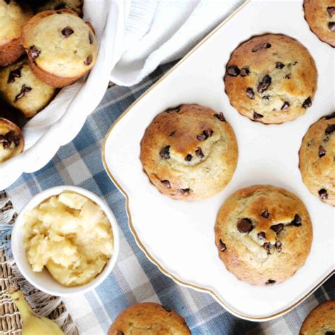 Banana Chocolate Chip Muffins 6 Easy Steps The Anthony Kitchen