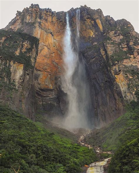 Standing right in front of the tallest waterfall in the world # ...