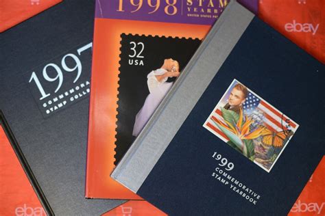 1997 1998 1999 Us Commemorative Stamp Yearbooks Postage Publications