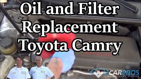 Toyota Camry Oil Filter Location